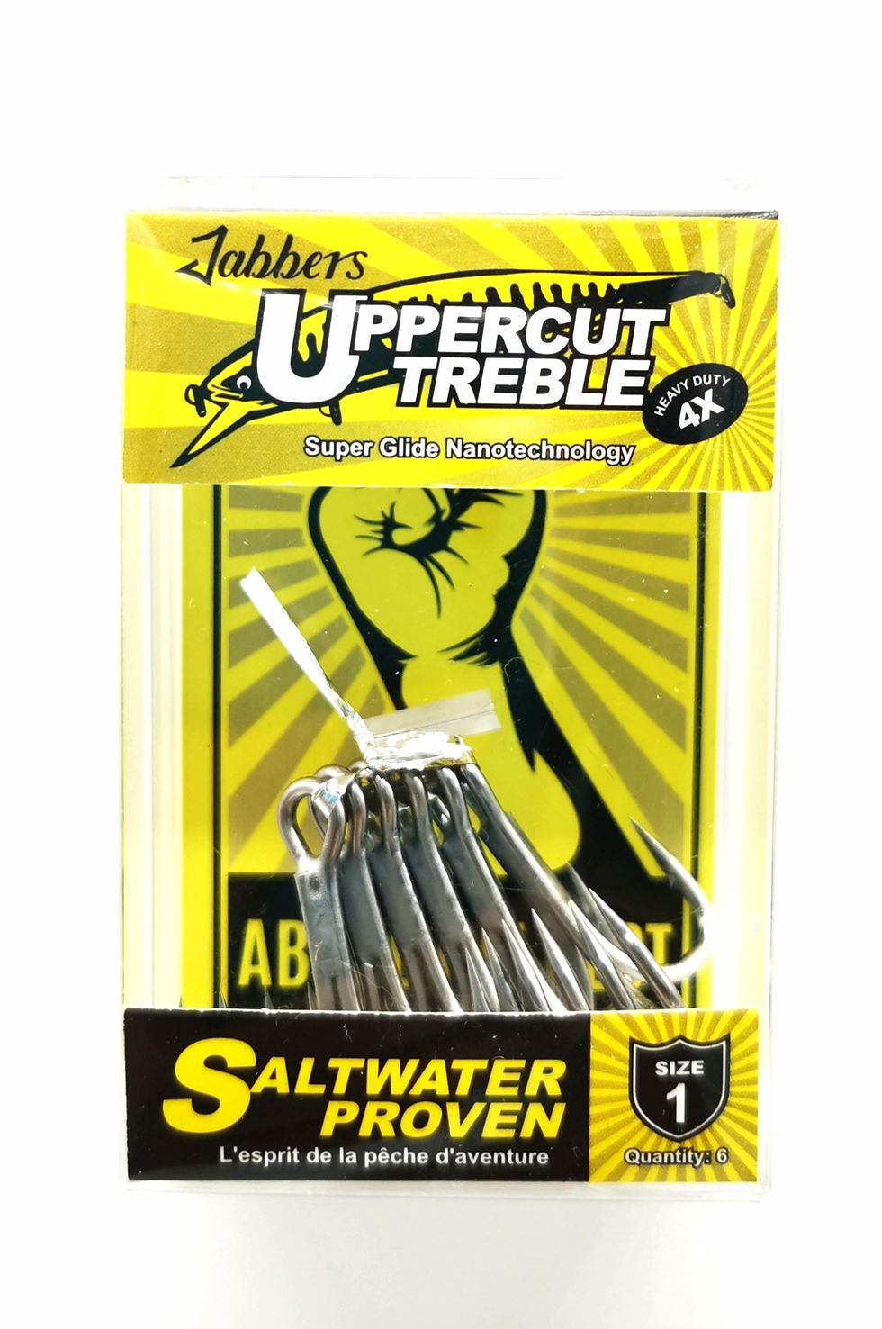 Thumbnail: Jabbers Uppercut 4X and 3X strong Treble Hooks