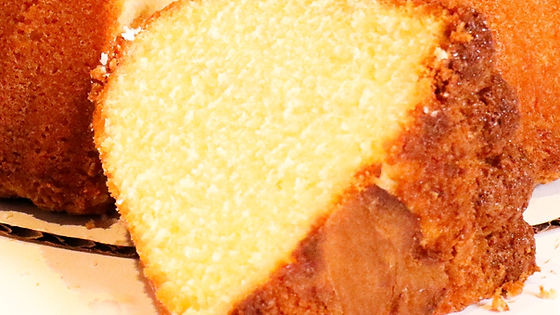 Sweet Potato Pound Cake Slice