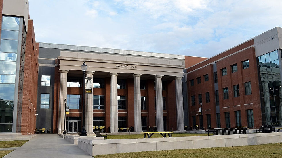 Scianna Hall, University of Southern Mississippi, 2016, no people as subject