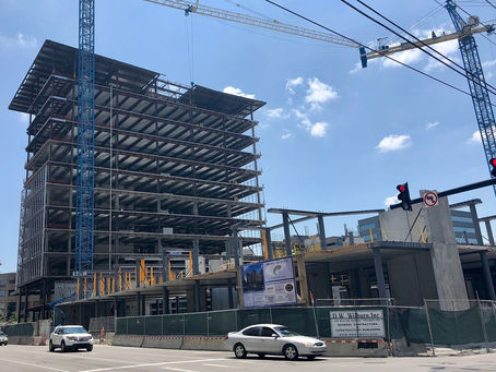 Lexington city-center towers, May 2018 — skyline, no people as subject