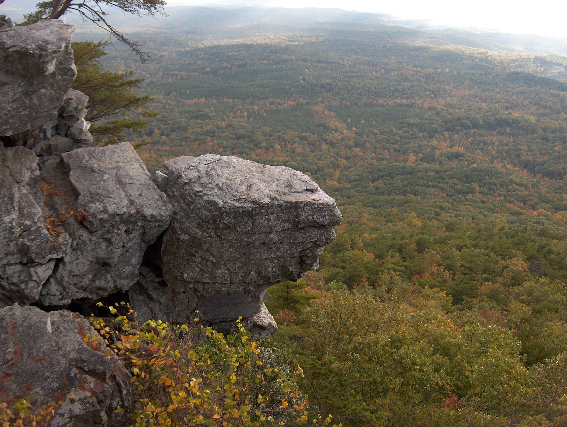 Cheaha State Park Alabama, empty of people