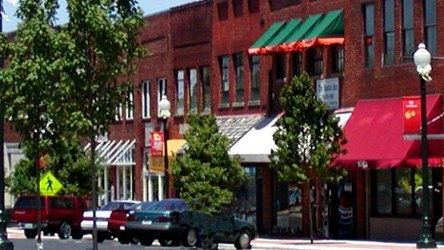 Dalton Georgia downtown landscape/landmark — no people as subject