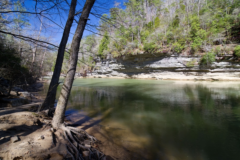 Bankhead National Forest Alabama creek, empty of people