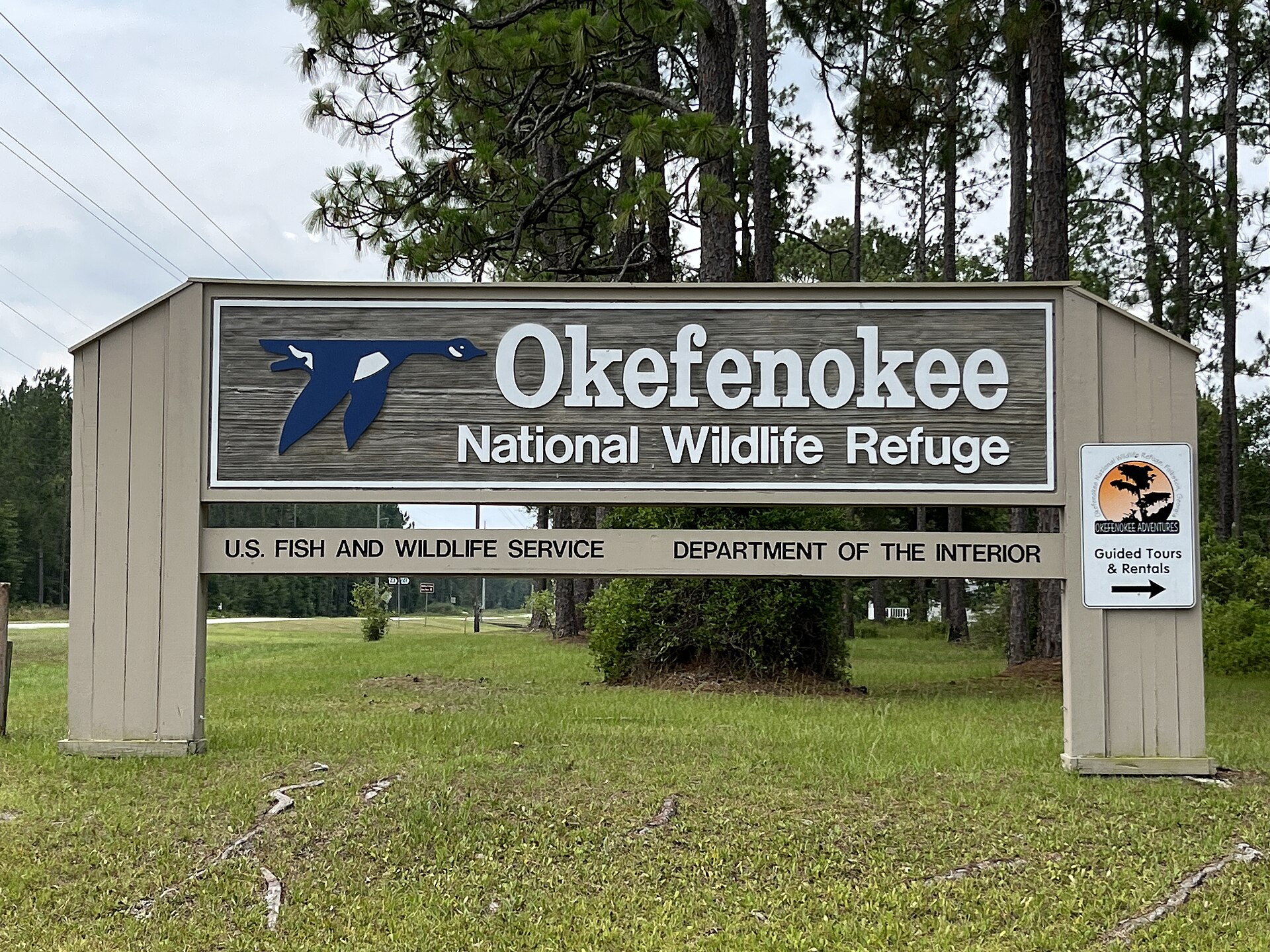 Okefenokee Swamp Georgia, empty of people