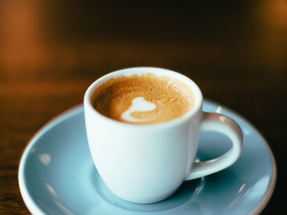 Coffee cup and cafe still life for a Rome specialty coffee post