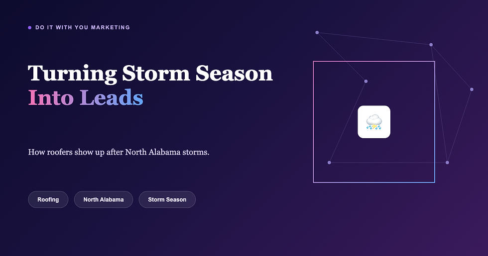 Storm Season Search: How Roofers Show Up After North Alabama Storms