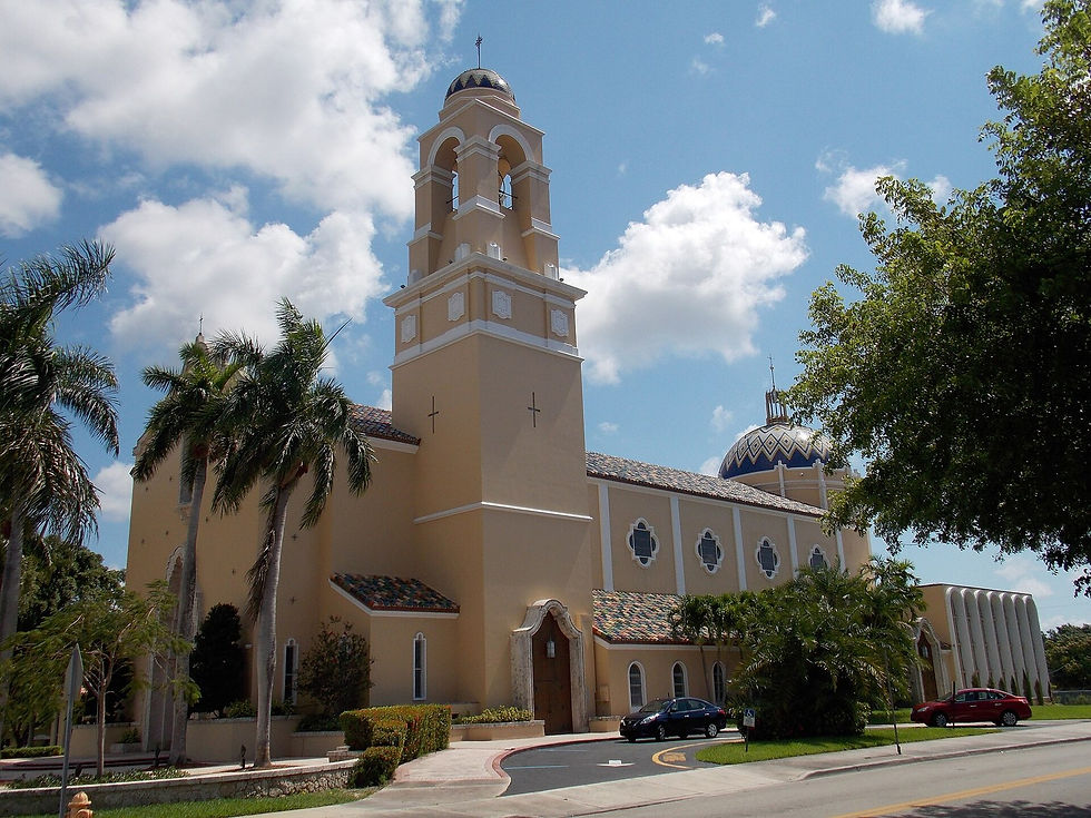 Cathedral of Saint Mary, Miami — building exterior, no people as subject