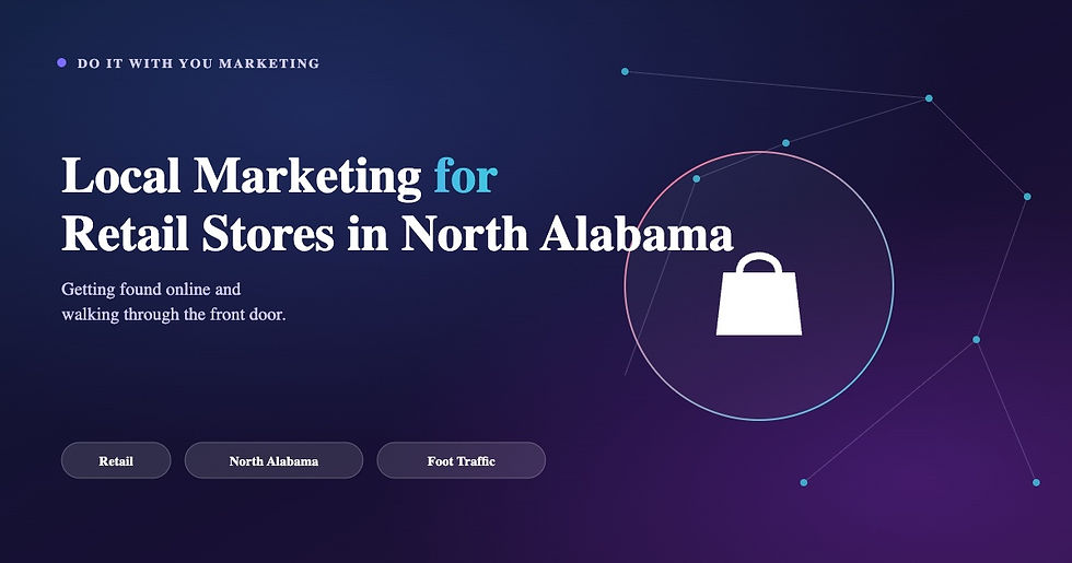 Local Marketing for Retail Stores graphic