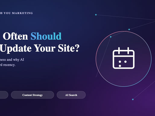 How Often Should You Actually Update Your Website for AI Search?