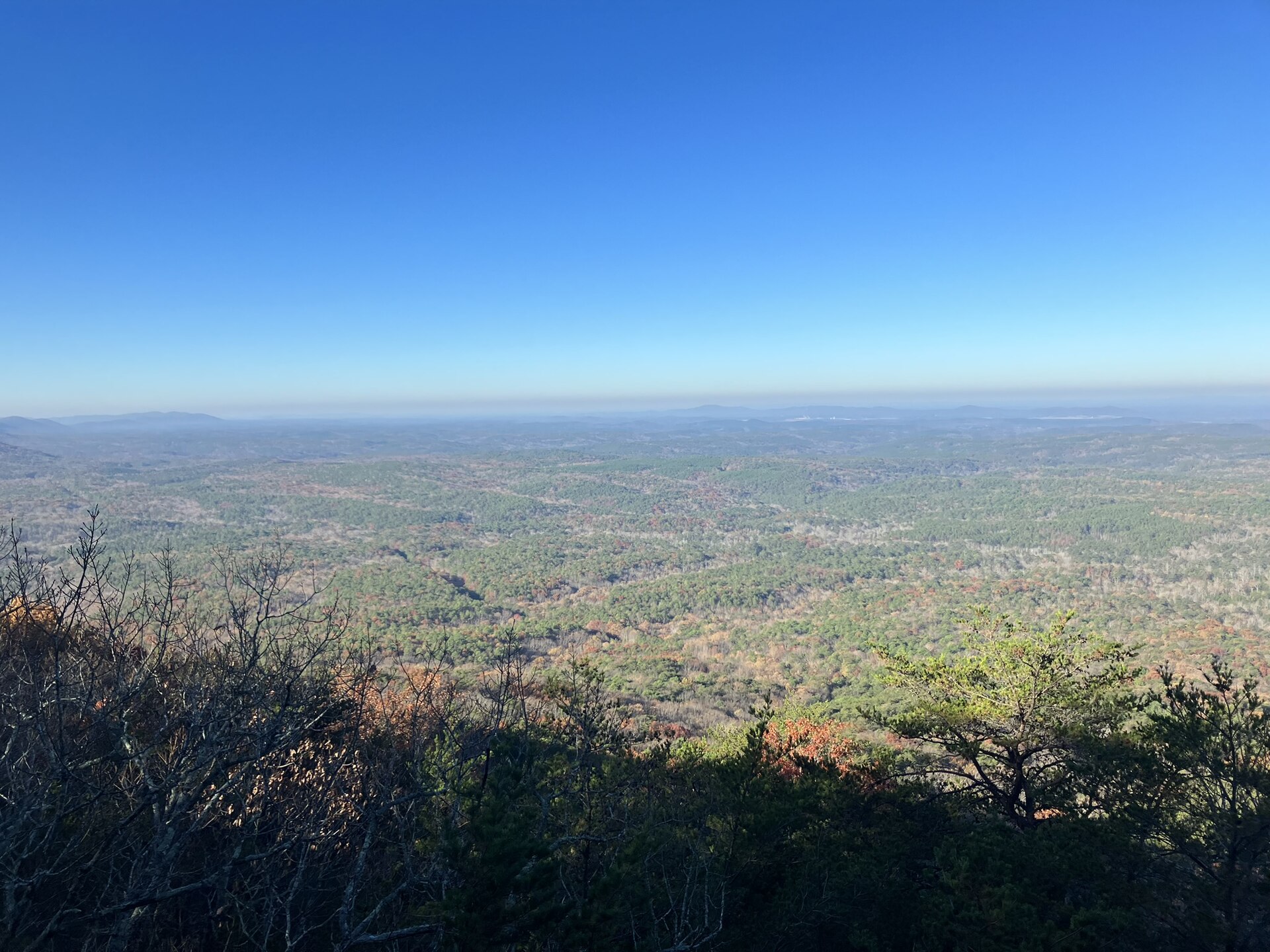 Cheaha State Park Alabama, empty of people