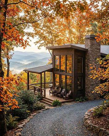Charming short-term rental mountain home nestled in wooded hills of North Alabama