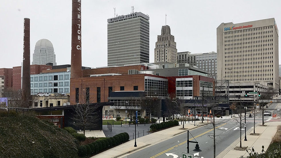 Winston-Salem skyline — no people as subject