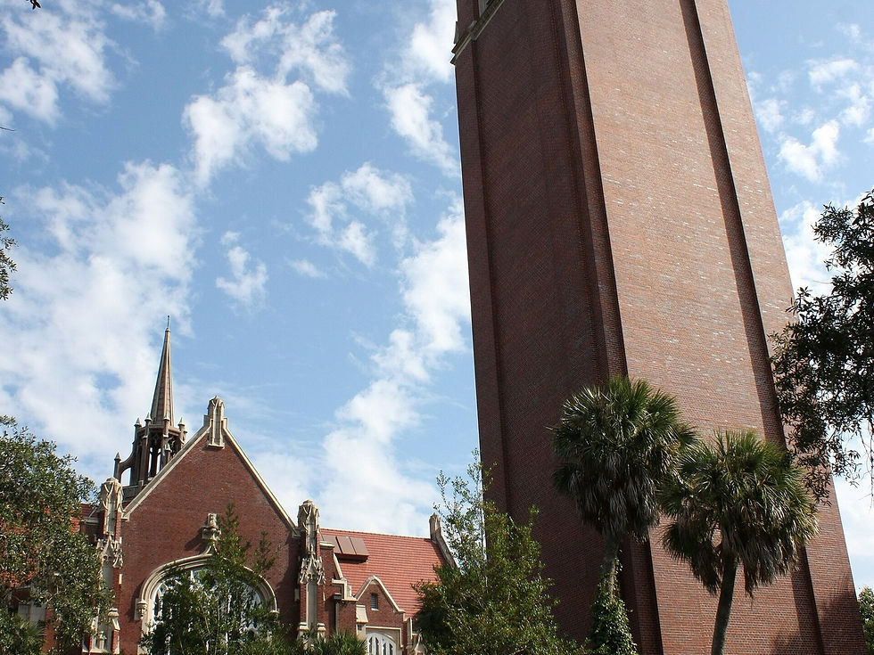 University of Florida Century Tower and Auditorium, Gainesville FL, no people as subject