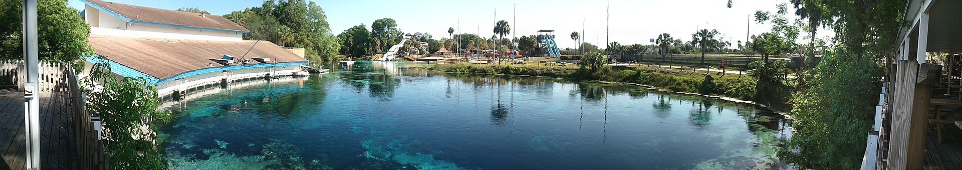 Weeki Wachee Florida, empty of people