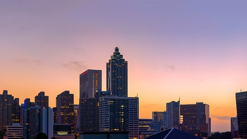 Downtown Atlanta skyline — no people as subject