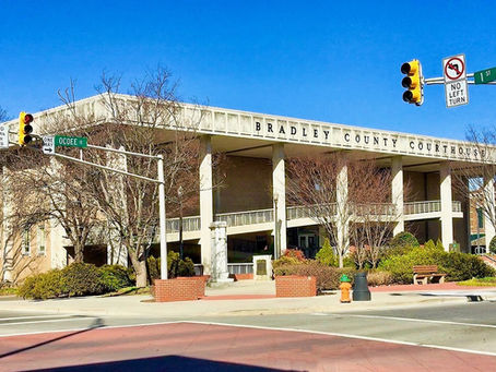 Bradley County Courthouse, downtown Cleveland TN — building, no people as subject