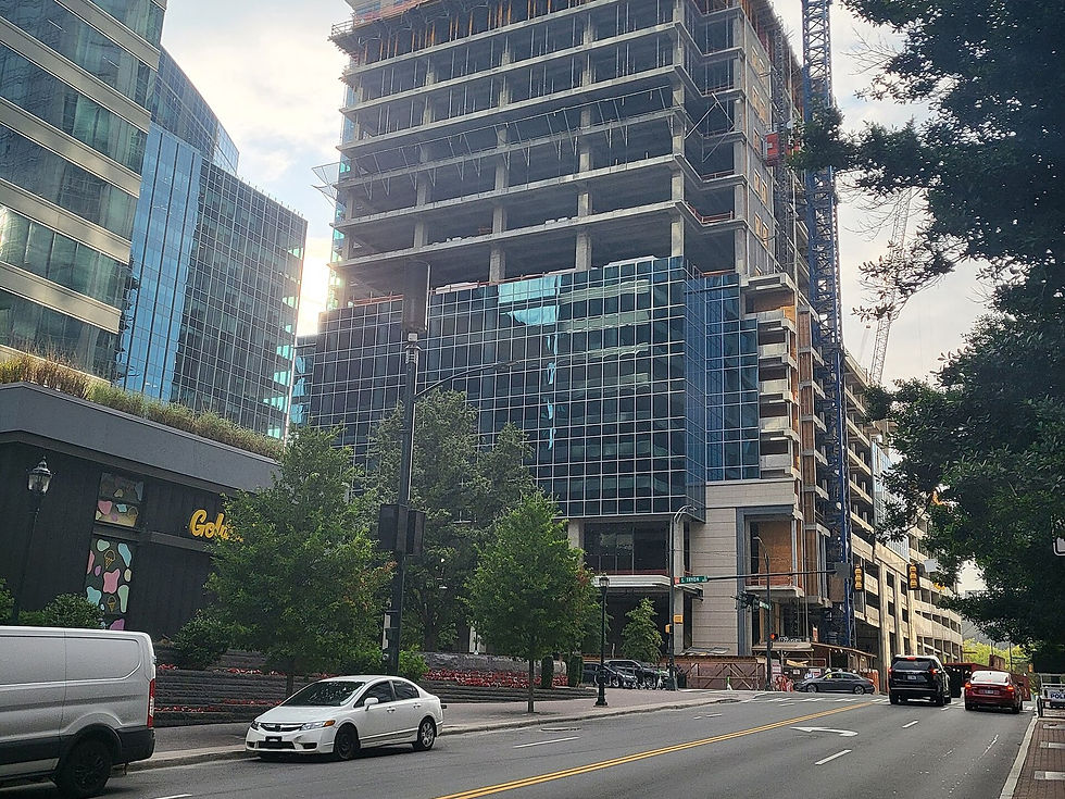 600 South Tryon, Charlotte, May 2023 — tower, no people as subject