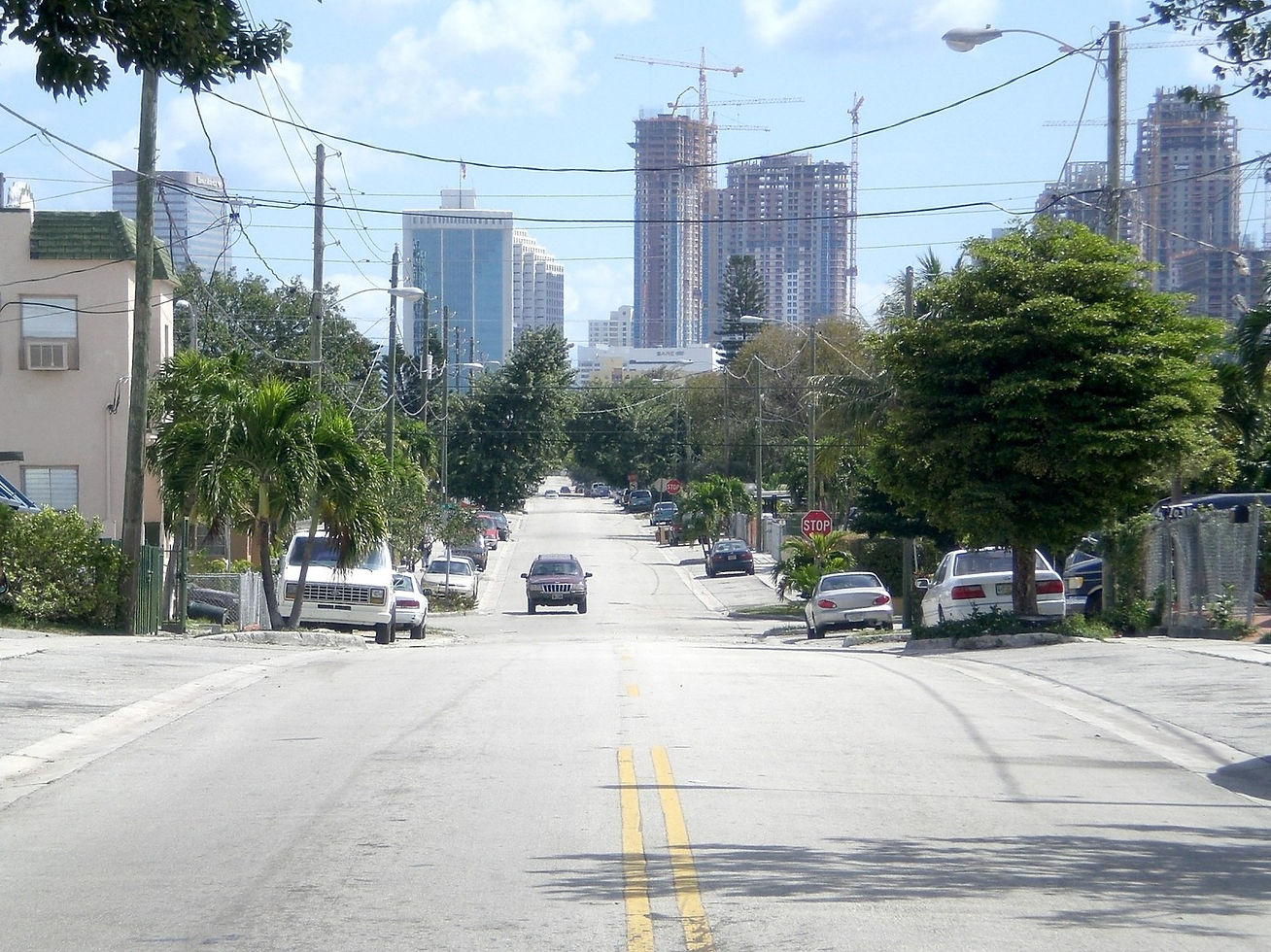 Miami high-rises — skyline, no people as subject