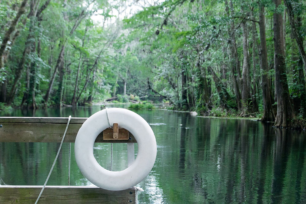 Ichetucknee Springs Florida, empty of people