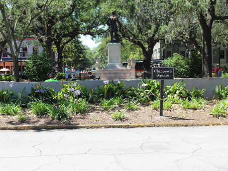 Chippewa Square, Savannah Historic District, no people as subject