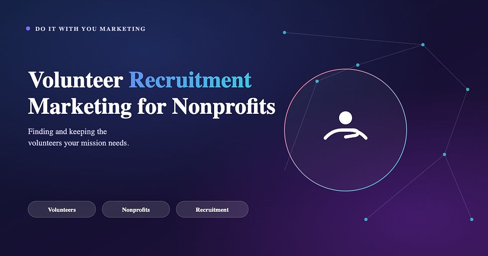 Volunteers working together at a nonprofit community event