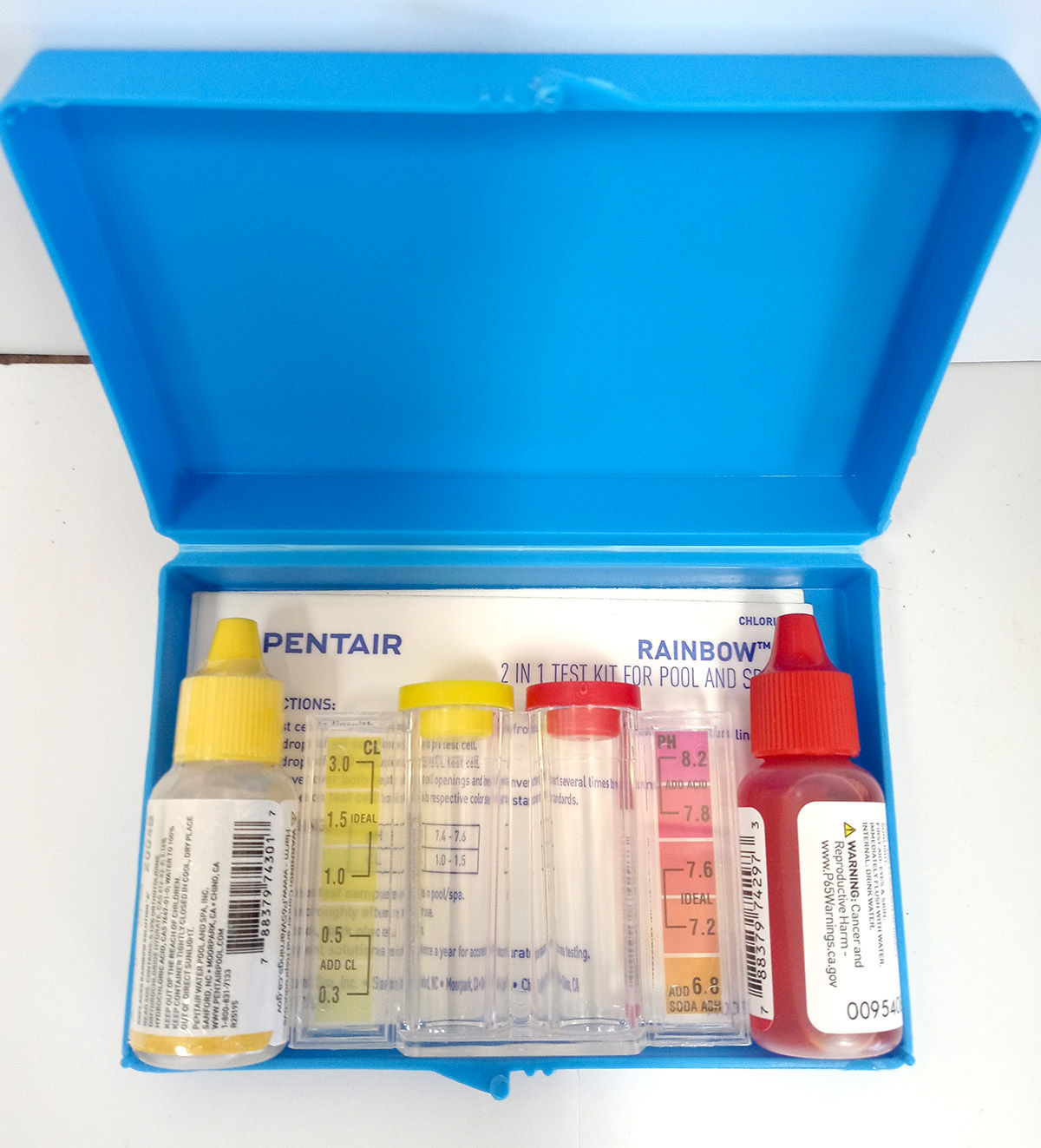 Rainbow Pool and Spa Test Kit 2-in-1