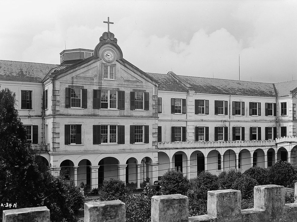 Spring Hill College main building, Mobile AL — campus architecture near Old Shell Road, no people as subject