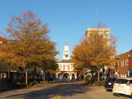 Person Street downtown Fayetteville NC, no people as subject