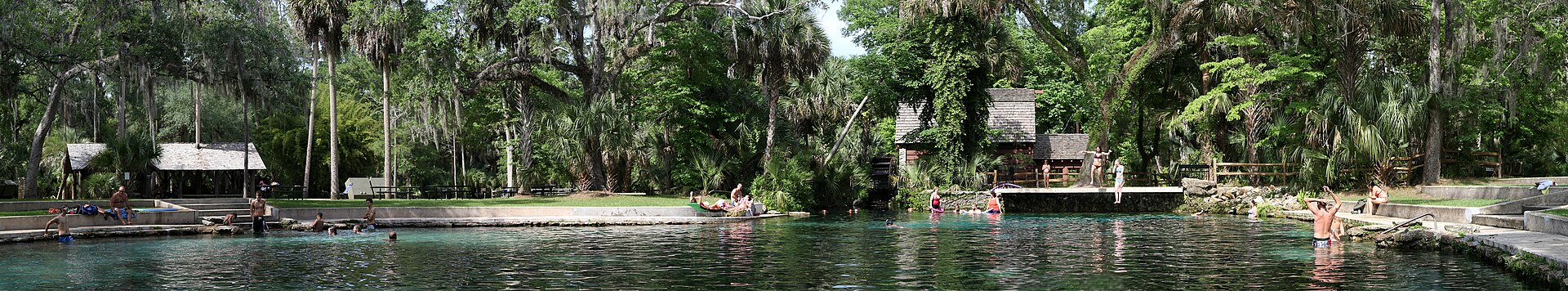 Juniper Springs Ocala, empty of people