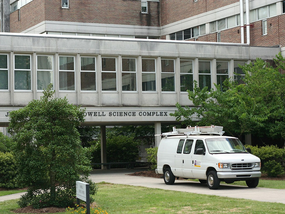 Howell Science Complex walkway, East Carolina University, Greenville NC — building, no people as subject