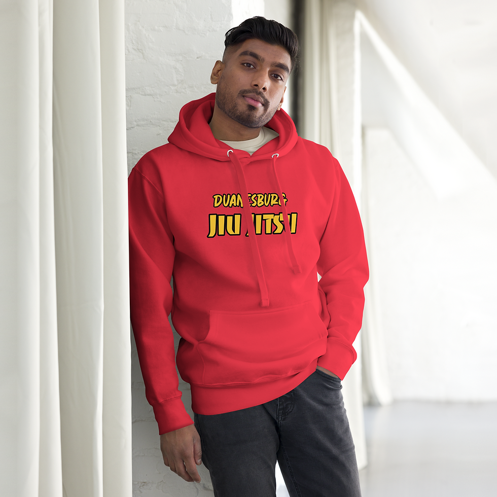 Thumbnail: Duanesburg BJJ Hoodie (Yellow Text)