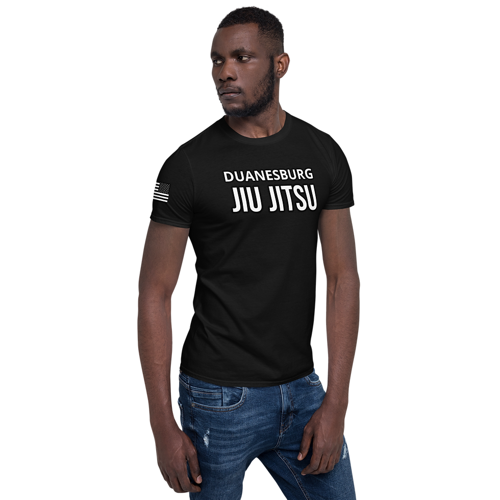 Thumbnail: Duanesburg BJJ T-Shirt with American Flag