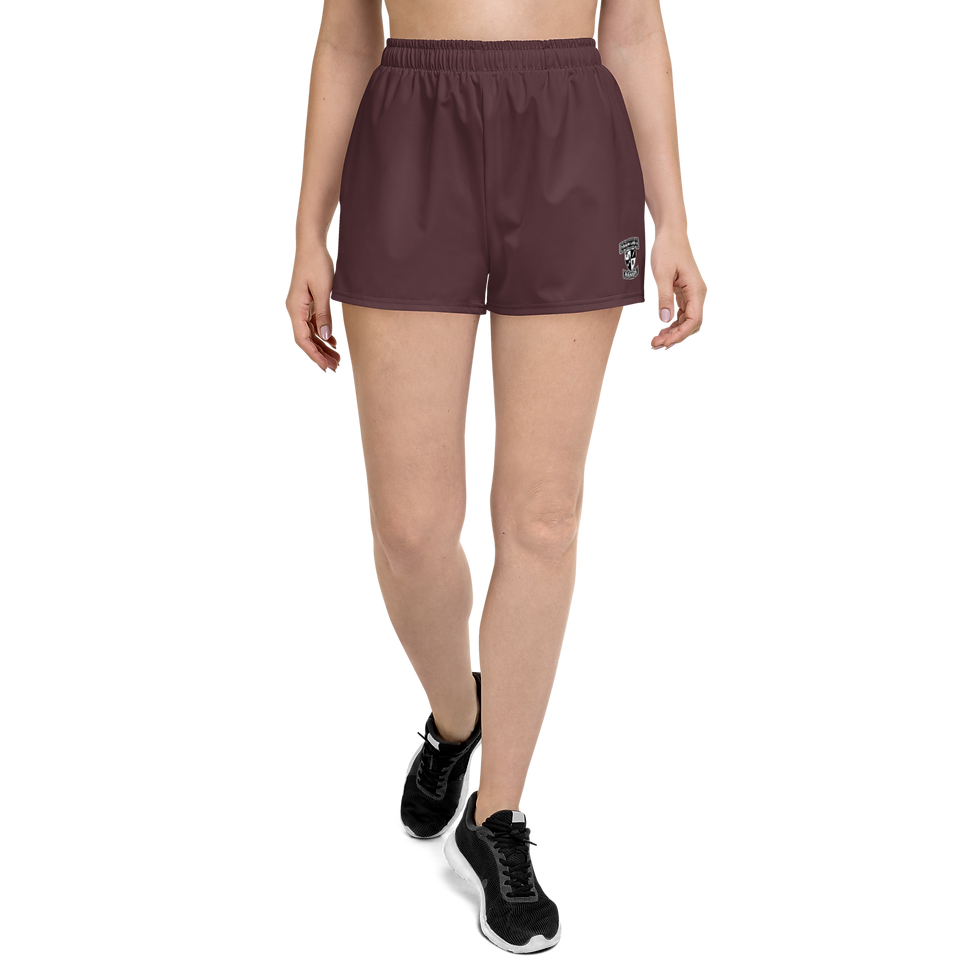Women's Athletic Shorts in Chocolate