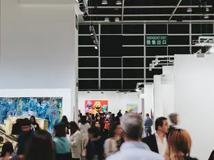 Darstellung einer Kunstmesse