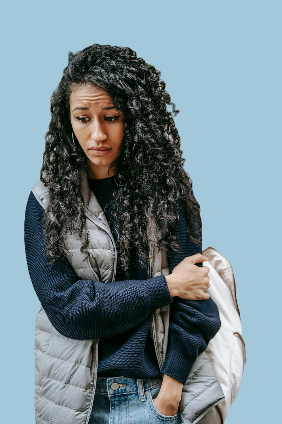 Concerned woman