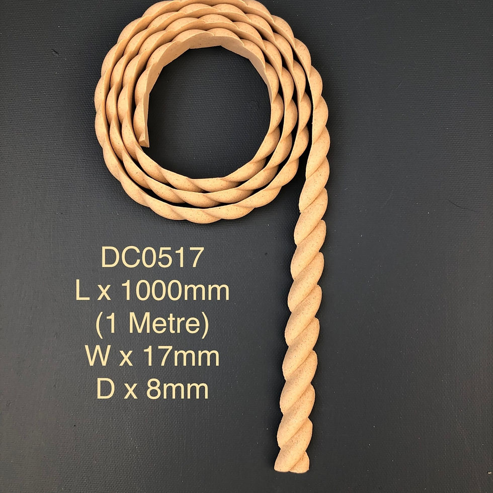 Thumbnail: Heat Bendable Wood Trim Design DC0500 by Deco-Curve, L x 1 Metre