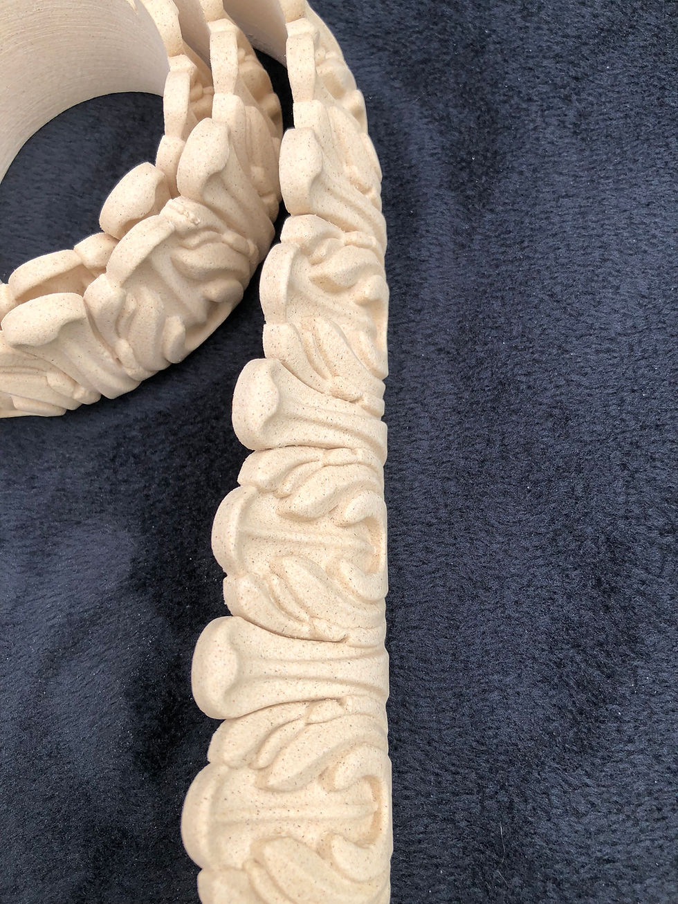 Thumbnail: Heat Bendable Wood Trims Design DC1740 by Deco-Curve, L x 1 Metre