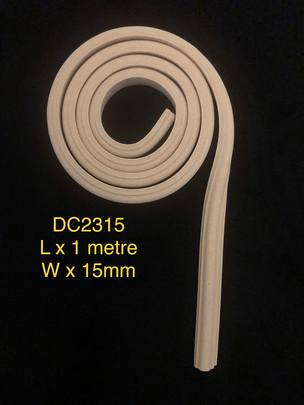 Thumbnail: Heat Bendable  Wood Trim, Design DC2300 by Deco-Curve,  L x 1 Metre