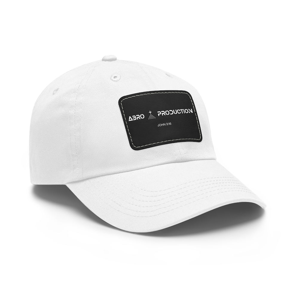 Thumbnail: Adjustable Sports Hat with Leather Patch
