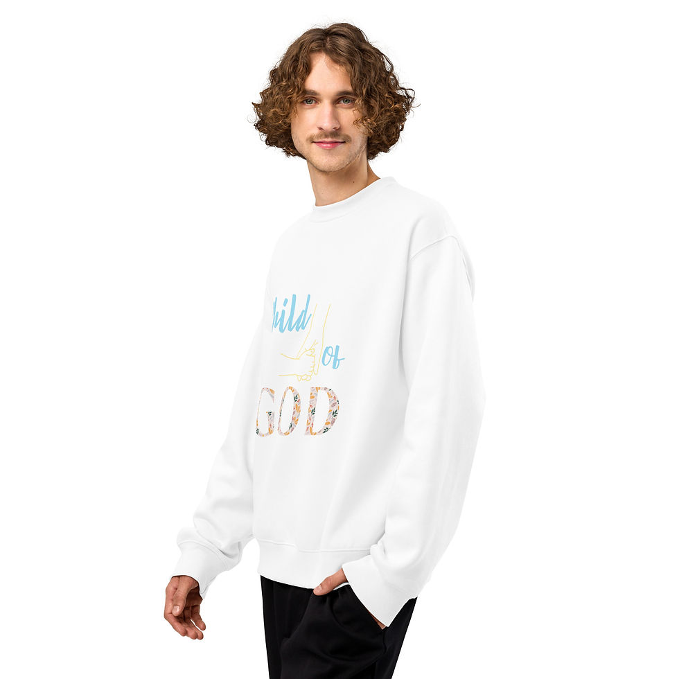 Thumbnail: Oversized heavyweight sweatshirt