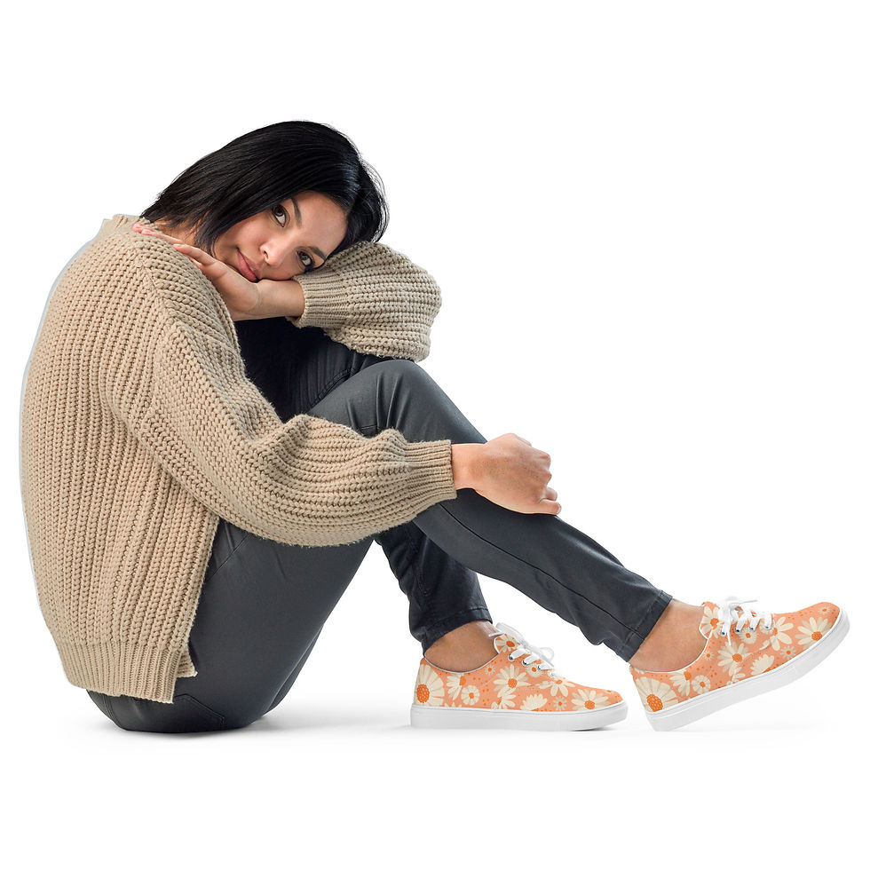 Thumbnail: Women’s lace-up canvas shoes