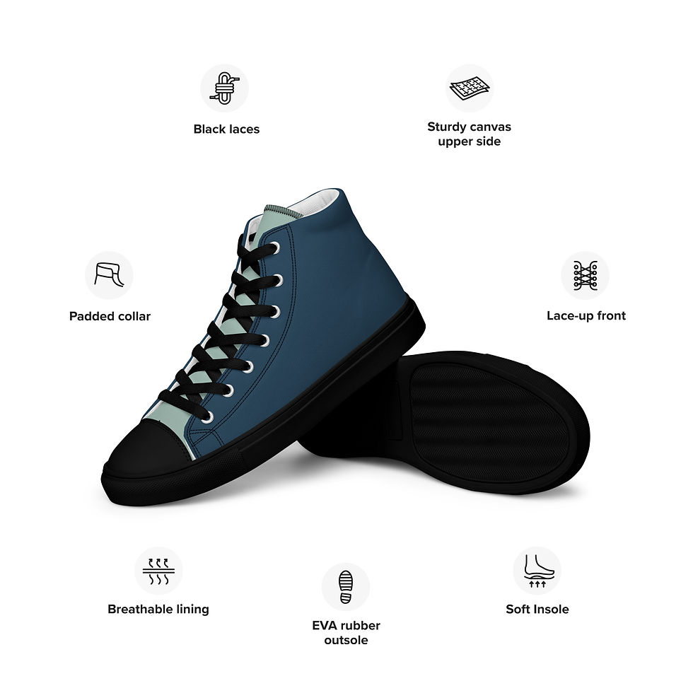 Thumbnail: Women’s high top canvas shoes