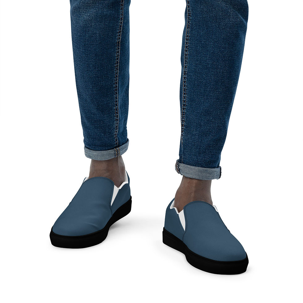 Thumbnail: Men’s slip-on canvas shoes