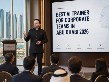 BEST AI TRAINER FOR CORPORATE TEAMS IN ABU DHABI 2026