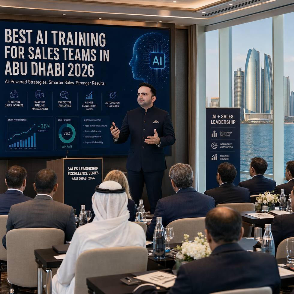 BEST AI TRAINING FOR SALES TEAMS IN ABU DHABI 2026