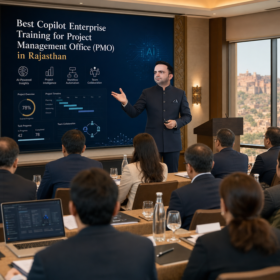 Best Microsoft Copilot Enterprise Training for PMO Professionals in Rajasthan