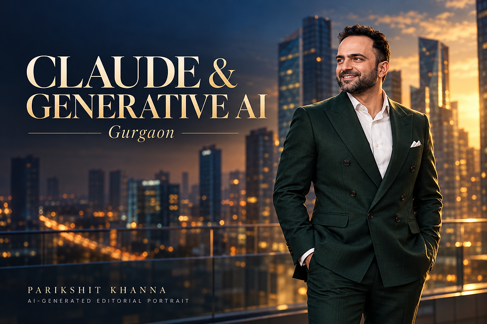 AI-generated bearded portrait of Parikshit Khanna for Claude and Generative AI Training in Gurgaon: Document and Compliance Workflows