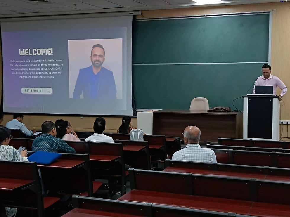 IIT Roorkee training on AI IN HEALTHCARE by Parikshit Khanna