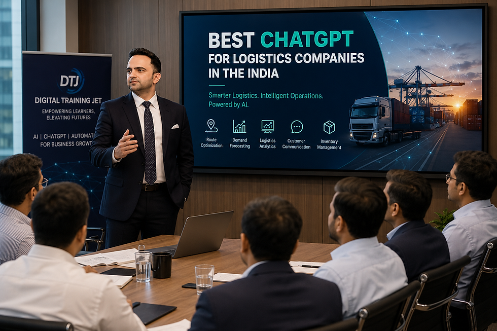 BEST CHATGPT FOR LOGISTICS COMPANIES IN THE INDIA