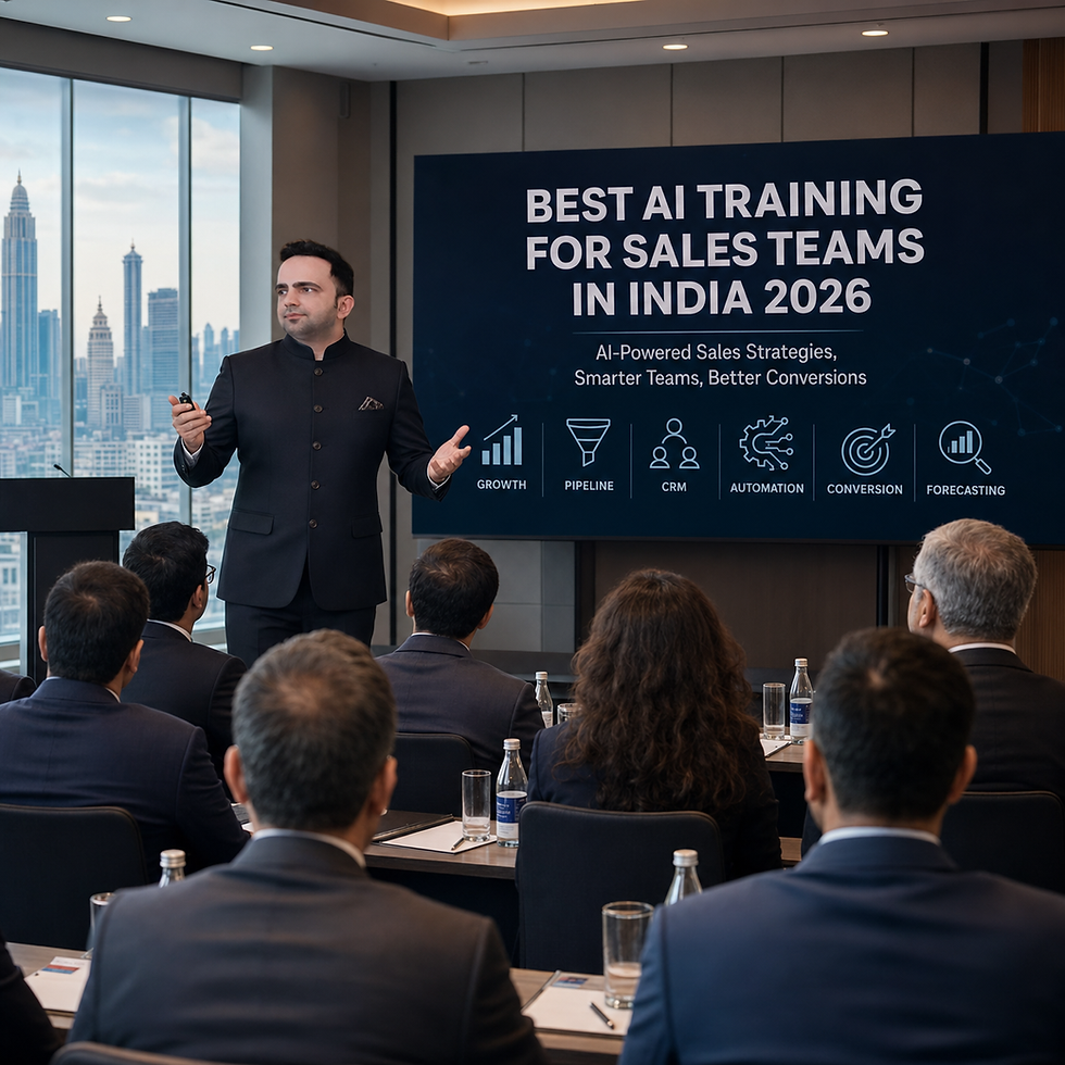 BEST AI TRAINING FOR SALES TEAMS IN INDIA 2026